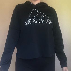 Adidas Cropped Hoodie